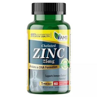 Ams Zinc Supplement 25mg Tablet 60s