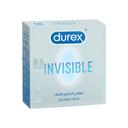 Durex Invisible Extra Thin Condoms 3s