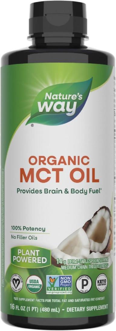 Nature's Way Organic Mct Oil 480ml