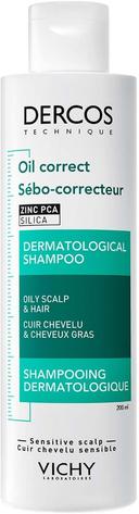 Vichy Dercos Oil Correct Shampoo for Oily Hair 200ml