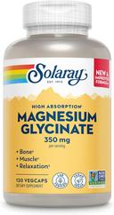 Solaray Magnesium Glycinate 350mg Vegcaps 120s