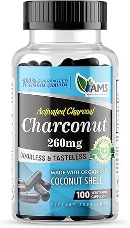 Ams Charconut 260mg Veg Capsule 100s