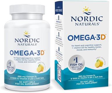 Nordic Naturals Omega-3d Softgels 60s