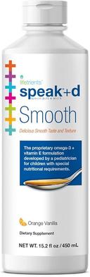 Lifetrients Speak+D Smooth Liquid Orange Vanilla 450ml 