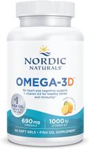 Nordic Naturals Omega-3D Softgels 60s