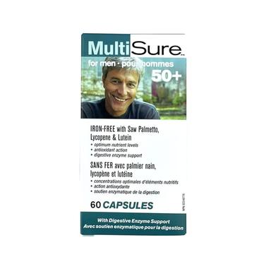 Webber Naturals Multisure Multivitamin For 50+ Men Capsules 60s
