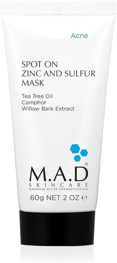 Mad Spot On Zinc And Sulfur Mask 60g