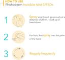 Bioderma Photoderm Brume Invisible Mist Sunscreen SPF 50+ Spray 150ml