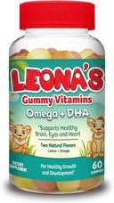 LEONA'S Kids Omega Vitamin Gummies 60s