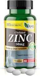 AMS Chelated Zinc Supplement 50 mg Tablets 60s