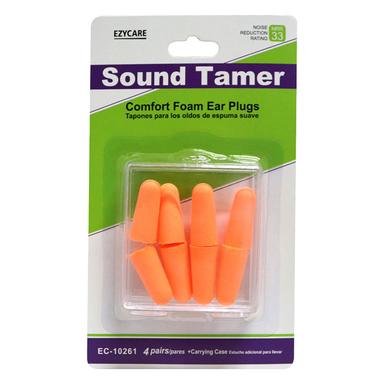 Ezy Care 10261 Sound Tamer Ear Plugs (4 Pair)