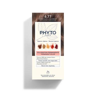 Phyto Phytocolor Natural Hair Color 6.77 Light Brown Cappucino