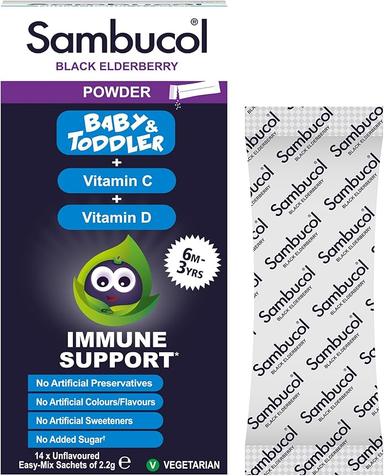 Sambucol Baby + Vitamin C + D Sachet 14s