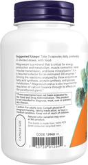 Now Magnesium Citrate Vegan Capsule 120s