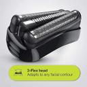 Braun Shaver 310Bt Series 3 Shave And Style Rechargeable Wet And Dry Electric Shaver