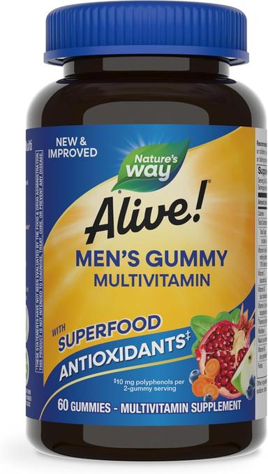 Alive Men's Multivitamin Gummies 60s