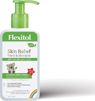 Flexitol Kids Skin Relief Wash & Shampoo 210ml