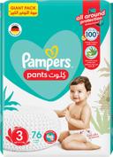 Pampers Pants Diapers Size 3 76s