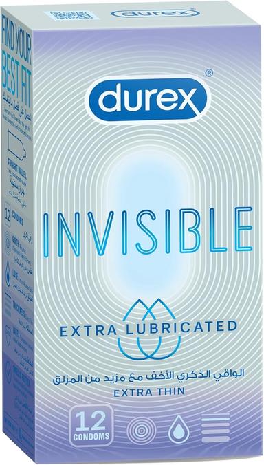 Durex Invisible Condoms 12s