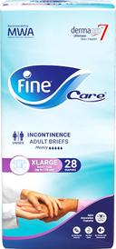 Fine Care Incontinence Adult Unisex Briefs X-Large 28 Diapers
