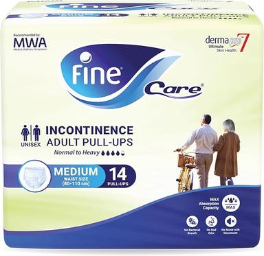 Fine Care Adult Incontinence Diaper Pull-ups, Medium size 80 – 110cm 14 Diapers