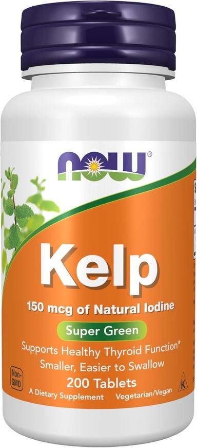 Now Kelp 150mcg Iodine Tablet 200s