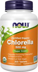 Now Organic Chlorella 500mg Tablet 200s