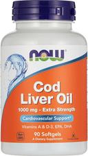 Now Cod Liver Oil 1000mg Softgel 90s