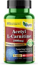 AMS Acetyl L-Carnitine 1000mg Tablets 60s