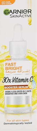 Garnier Fast Bright Vitamin C Booster Serum 15ml