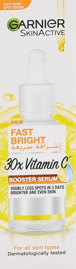 Garnier Fast Bright Vitamin C Booster Serum 15ml