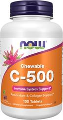 Now Vitamin C 500 Chewable Tablet 100s