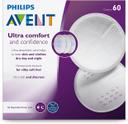 PHILIPS AVENT AV191 ULTRA COMFORT DISPOSABLE BREAST PADS 60S