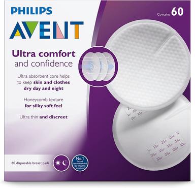 Philips Avent Av191 Ultra Comfort Disposable Breast Pads 60s