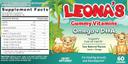 LEONA'S Kids Omega Vitamin Gummies 60s