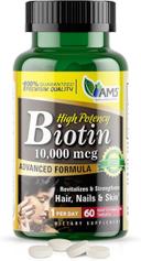 AMS Biotin Supplement 10,000 mcg Tablet 60s