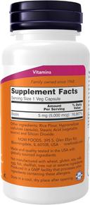 Now Biotin 5000mcg Capsule 60s
