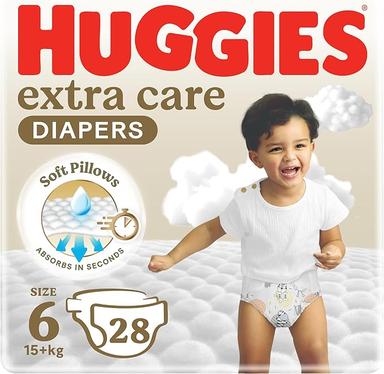 Huggies Extra Care Size 6 Diapers 28s