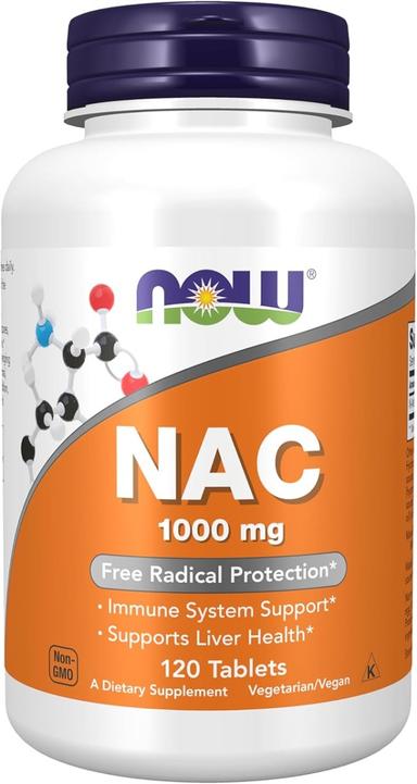 Now N-acetyl-cysteine 1000mg Tablet 120s