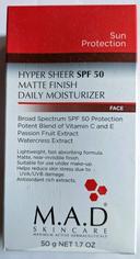 MAD Hyper Sheer SPF50 Matte Finish Daily Moisturizer 50ml