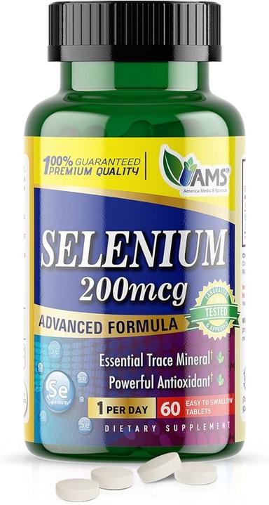 Ams Selenium 200mcg Tablet 60s