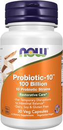 Now Probiotic-10 100Billion Vegan Capsule 30s