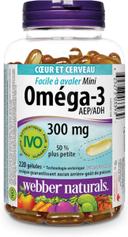 Webber Naturals Omega-3 Mini 300mg Softgels 180s