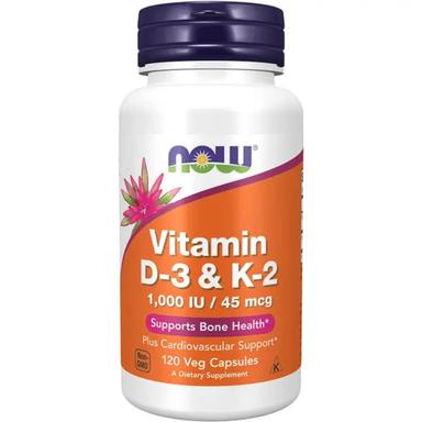Now Vitamin D3 & K2 Capsule 120s
