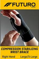 Futuro Compression Stabilizing Wrist Brace Right Hand L/XL size 48402