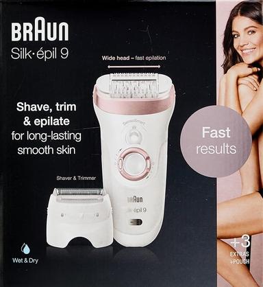 Braun Silk-épil 9 9-720 Epilator for Long-lasting Hair Removal