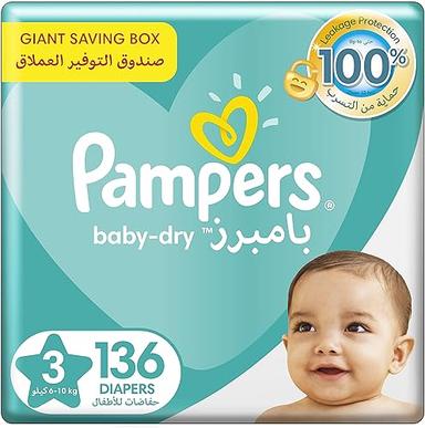 Pampers Diapers Size 3 Saving Box 136s