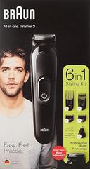 Braun Multi Grooming 6-in-1 Trimmer Kit, Black, MGK3220