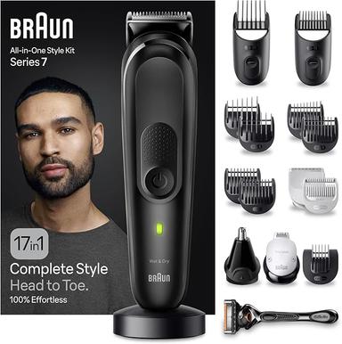 Braun Mgk 7490 17 in 1 Style Kit 7 Beard, Body, Hair Multi Grooming Kit