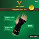 Vantelin Wrist Support Black Medium